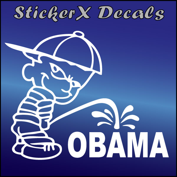 Piss obama sticker